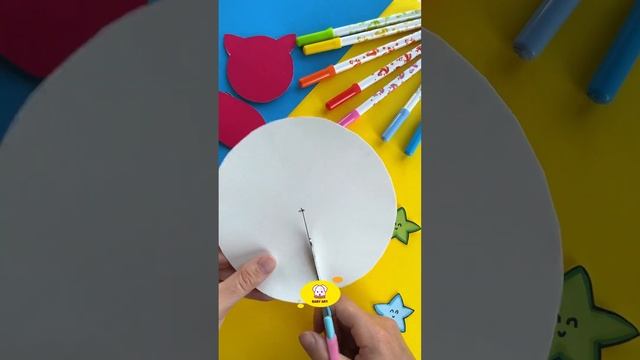 Волшебный розовый кот? в школе творчества Baby ART? #идеидлятворчества #творчество #урокидлядетей