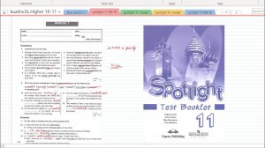 26. Spotlight 11. Module 1. Test booklet part 1