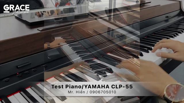 Đàn Piano Điện Yamaha CLP 55 | Nước Mắt Em Lau Bằng Tình Yêu Mới | Grace Instrument Center смотреть онлайн