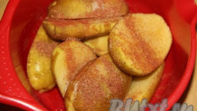 Картошка на решётке на мангале