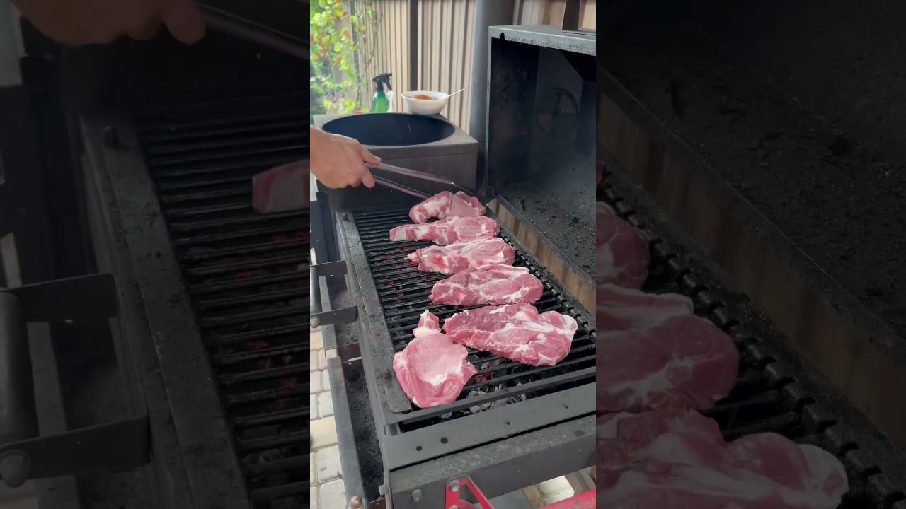 Стейк в фирменом соусе на гриле смотреть онлайн