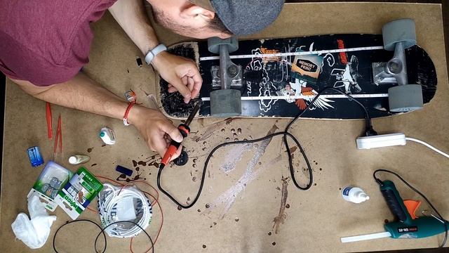 ДЕЛАЕМ СКЕЙТ С ПОДСВЕТКОЙ скейтбординг скейт