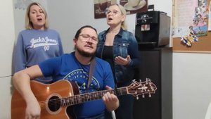 "Широка река" (Cover)  под гитару. Сёстры Марковы  + Один