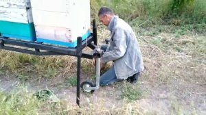 Прицеп для перевозки пчел. Выезд на белую акацию.