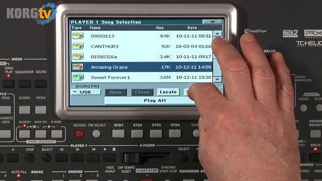 KORG TV / Pa900 Video Anleitung - Teil 4 - Song Play смотреть онлайн
