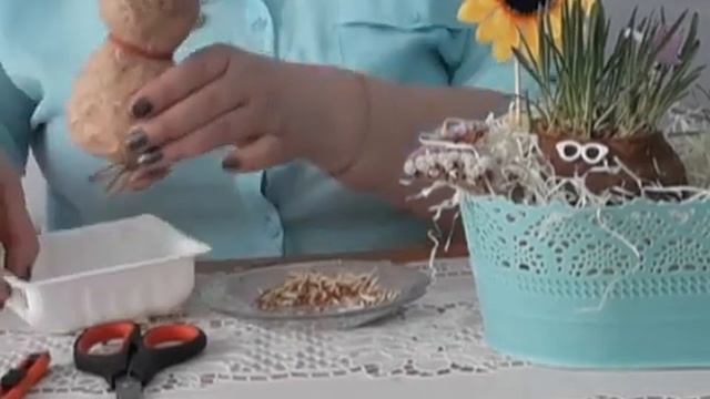 Занятие кружка "Занимательная экология детям". Изготовление "травянчиков" смотреть онлайн