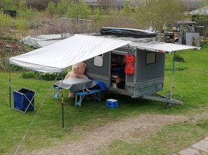 Вариант прицепа для отдыха.