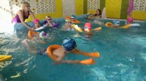 Маркус в бассейне.?Тренировка в новой группе/Дети и плаванье /Секция по плаванию