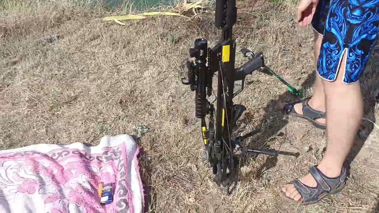 Тестим пробиваемость арбалета смотреть онлайн