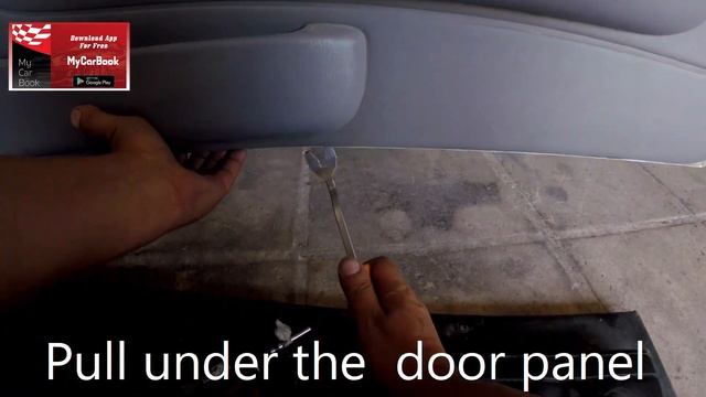 Toyota Starlet (P90; 1996–1999) door panel removal смотреть онлайн
