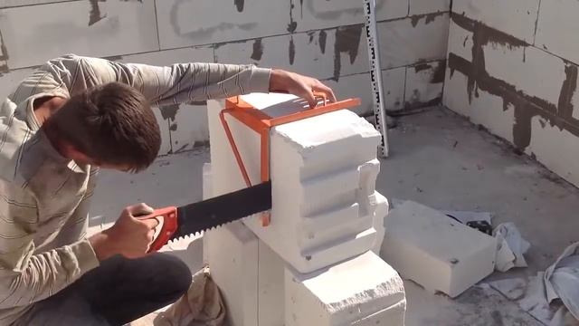 Как распилить пеноблок смотреть онлайн