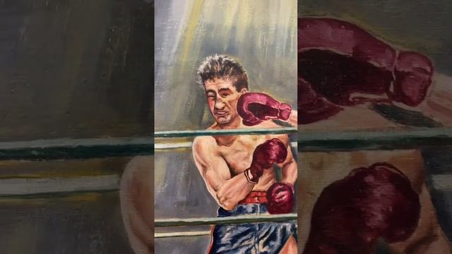 Unbelievable beautiful and historic boxing artwork more than 75 years old