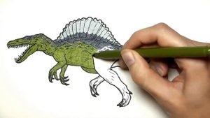 Drawing and Coloring Dinosaurs Big Collection - Jurassic Park Dinosaurs Color Pages for Kids