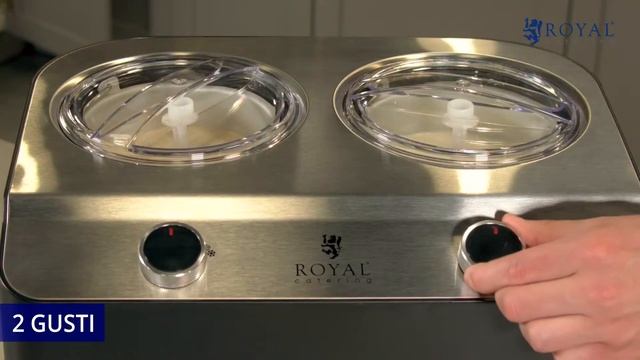 Gelatiera autorefrigerante professionale Royal Catering RC-ICM24 | Presentazione del prodotto смотреть онлайн