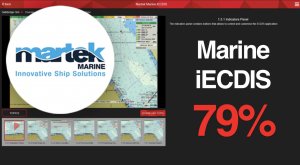 79% - Safebridge Martek Marine iECDIS, прохожу тест