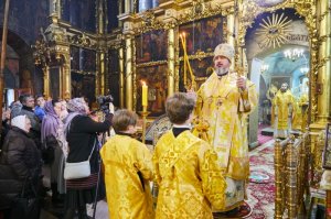 Литургия в Неделю О Страшном Суде в Введенском соборе г.Чебоксары.10.03.2024