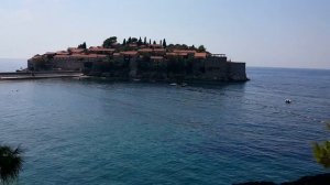 Черногория МОРЕ  остров СВЯТОГО СТЕФАНА Montenegro Sea island of Sveti Stefan