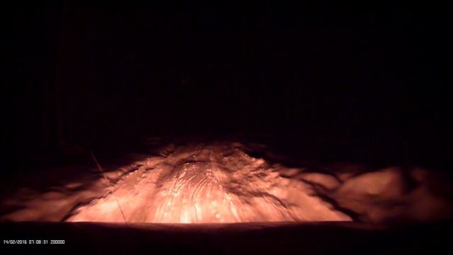 участок дороги до берега дойки.(зимник) 14.02.16 смотреть онлайн