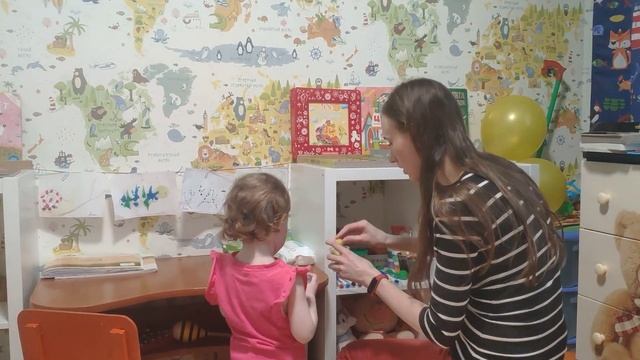 Английский для малыша - Занятие 1 "Мячики" Часть 2 смотреть онлайн