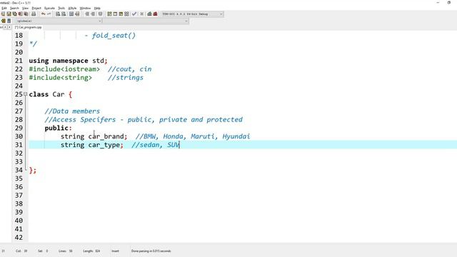 C++ Classes and Objects #cpp #c++ #objectorientedprogramming #classes #objects #encapsulation