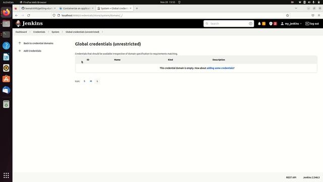 How to create a basic pipeline in jenkins to push the image to image repository
