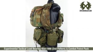 Experimental Tactical Load Bearing Vest 1986 (2nd Pattern) & Combat Patrol Pack