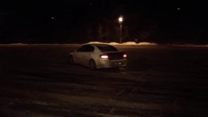 Nissan skyline v35. Зимний дрифт