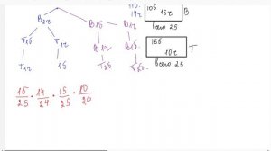 Сложная вероятность. Задача №5 про  10 белых и 15 чёрных одинаковых по размеру кубиков.