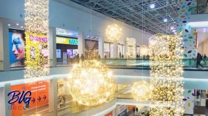 Праздничное оформление ТРЦ Мозаика