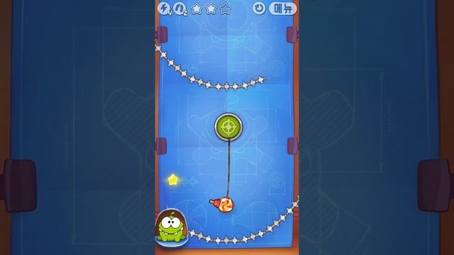 Cut the Rope Experiments 2-25 Shooting the Candy, 3Stars