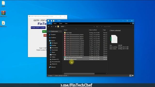 How to convert GSTR 1 pdf to excel | GSTR 1 pdf to excel converter | FinTechChef смотреть онлайн