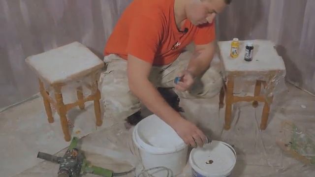 Две крутейшие фактуры из шпатлевки.Это что-то новенькое.Такое вы точно не где не видели. смотреть онлайн