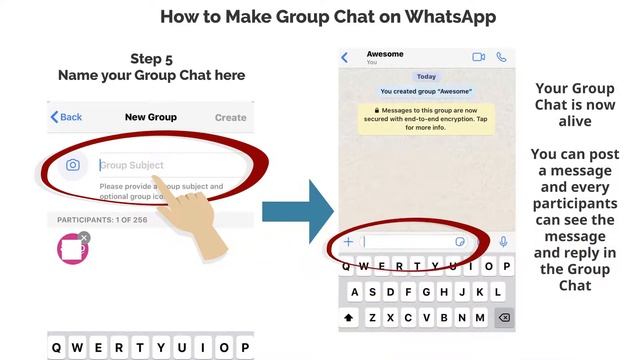 How to Make Group Chat on WhatsApp (5 Simple Steps) смотреть онлайн