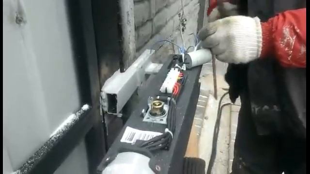 Монтаж электропривода DoorHan Swing 5000