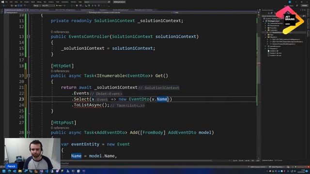 Solution 1: Let's persist data with Entity Framework Core with Patrick K. смотреть онлайн