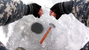 Зимняя рыбалка в Купавне на Кудиновском карьере !