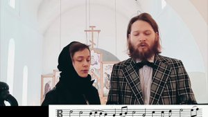 Тропарь воскресный "Днесь спасение". Валаамский распев.mp4