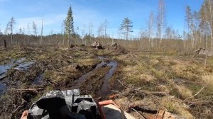 КВАДРОЦИКЛЫ BRP XMR! НОВЫЙ МАРШРУТ! В ПОИСКАХ ТОРФЯНОГО ОЗЕРА! #квадроцикл #покатушка #brp