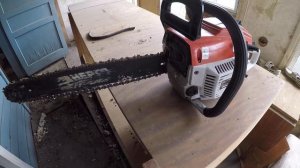 Что стало с бензопилой за 3000 рублей спустя  год