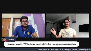 ?DevOps Work 24x7 ...? How Shifts is there..? | Akshay Pk & Sri Balaji | in Tamil