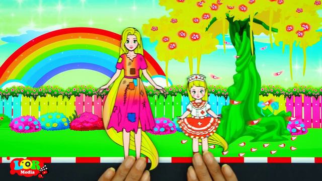 Paper Dolls Dress Up - Infants Rapunzel Poor & Nurse Angels Dress - DIY Dresses Handmade смотреть онлайн
