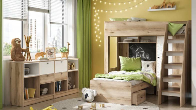 Спальный гарнитур "КИВИ" (детский) смотреть онлайн