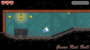 Happy Glass Ball in Red Ball 4 with Cave Boss Fights All Levels ( 61 - 75 ) Full Walkthrough
