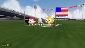 WHO IS FASTER? from NEW BIG HEADS 3D SANIC CLONES MEMES in Garry's Mod!