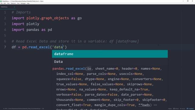 How To Create A Waterfall Chart In Python Using Plotly & Excel | Tutorial [EASY] ?