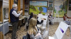 Задание 1. Тоновые растяжки масляных красок.