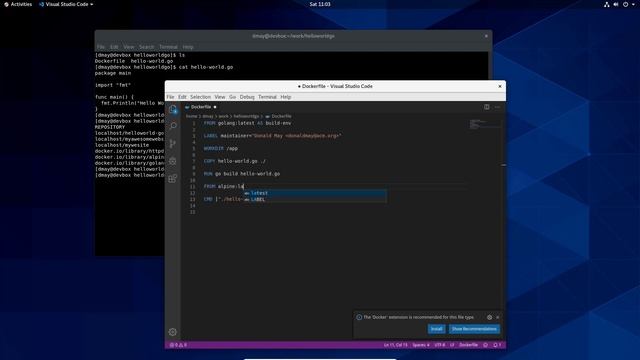Beyond Docker: Multi-stage Podman golang build смотреть онлайн