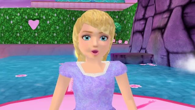 Прохождение игры «Барби: 12 танцующих принцесс» 2007 года. 1 часть: Водопады