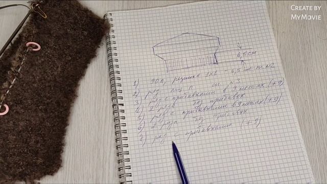 Берет букле спицами