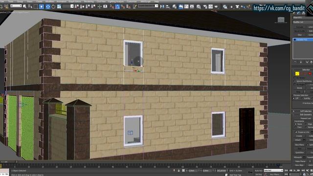 Редактирование геометрии объекта без искажения текстуры 3d max